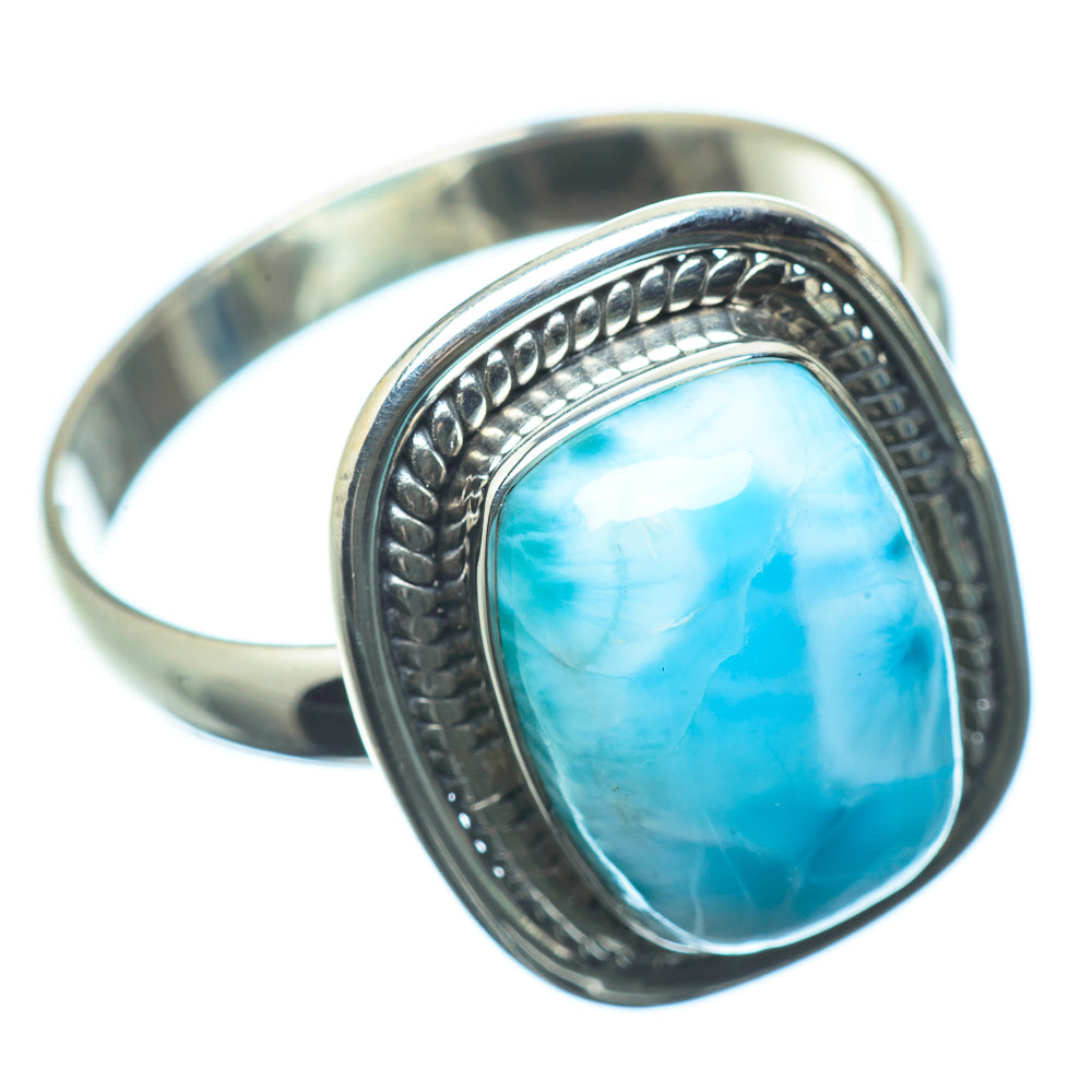 Larimar Rings handcrafted by Ana Silver Co - RING22677