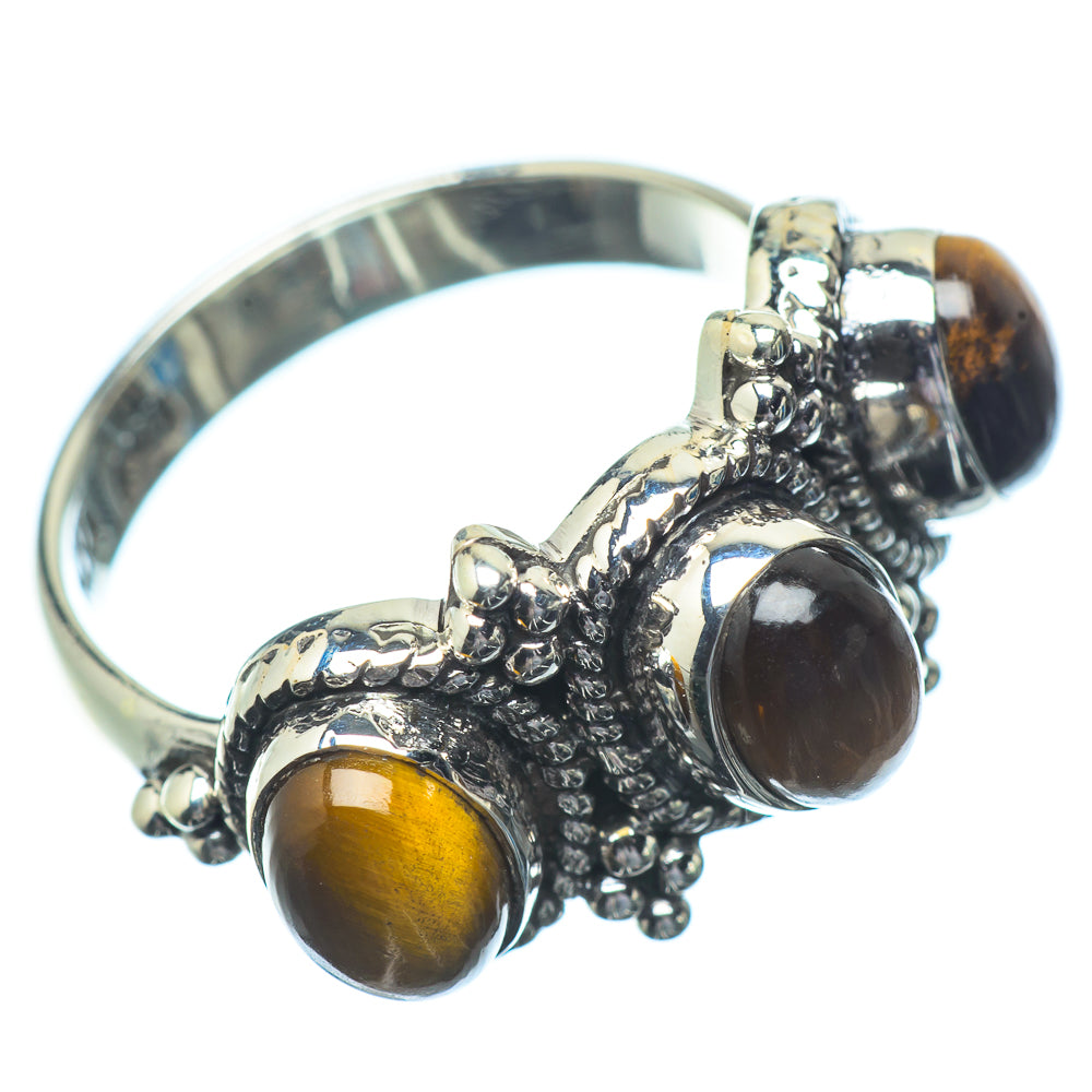 Tiger Eye Rings handcrafted by Ana Silver Co - RING22985