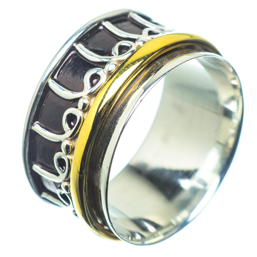 Meditation Spinner Rings handcrafted by Ana Silver Co - RING23361 - Photo 2