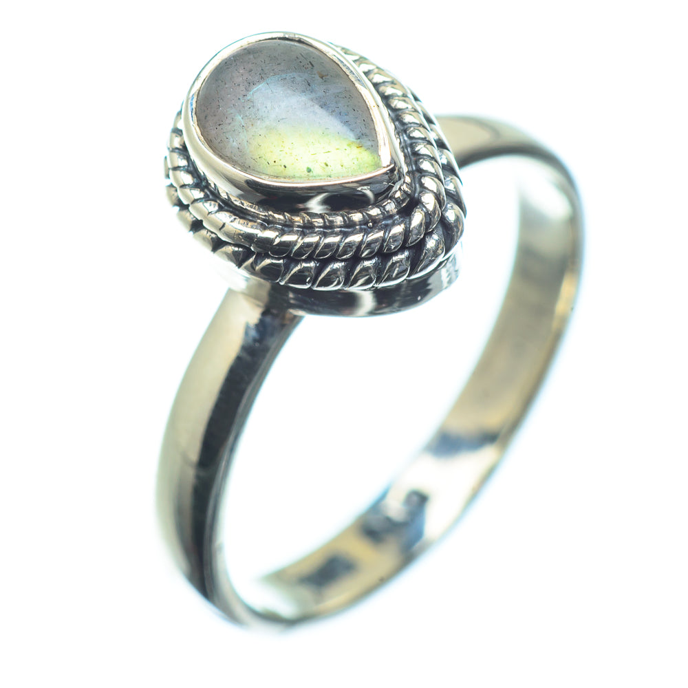 Labradorite Rings handcrafted by Ana Silver Co - RING23611