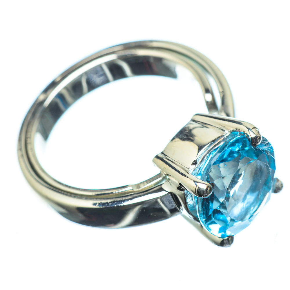 Blue Topaz Rings handcrafted by Ana Silver Co - RING23630