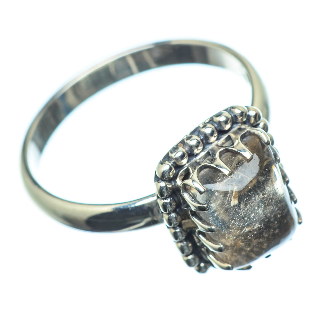 Rainbow Moonstone Rings handcrafted by Ana Silver Co - RING23635