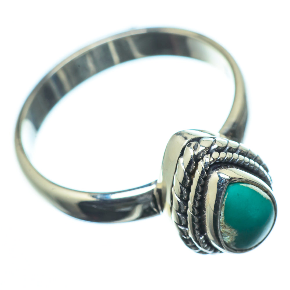 Tibetan Turquoise Rings handcrafted by Ana Silver Co - RING23702