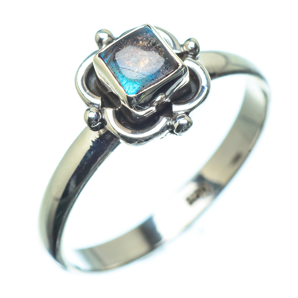 Labradorite Rings handcrafted by Ana Silver Co - RING23726