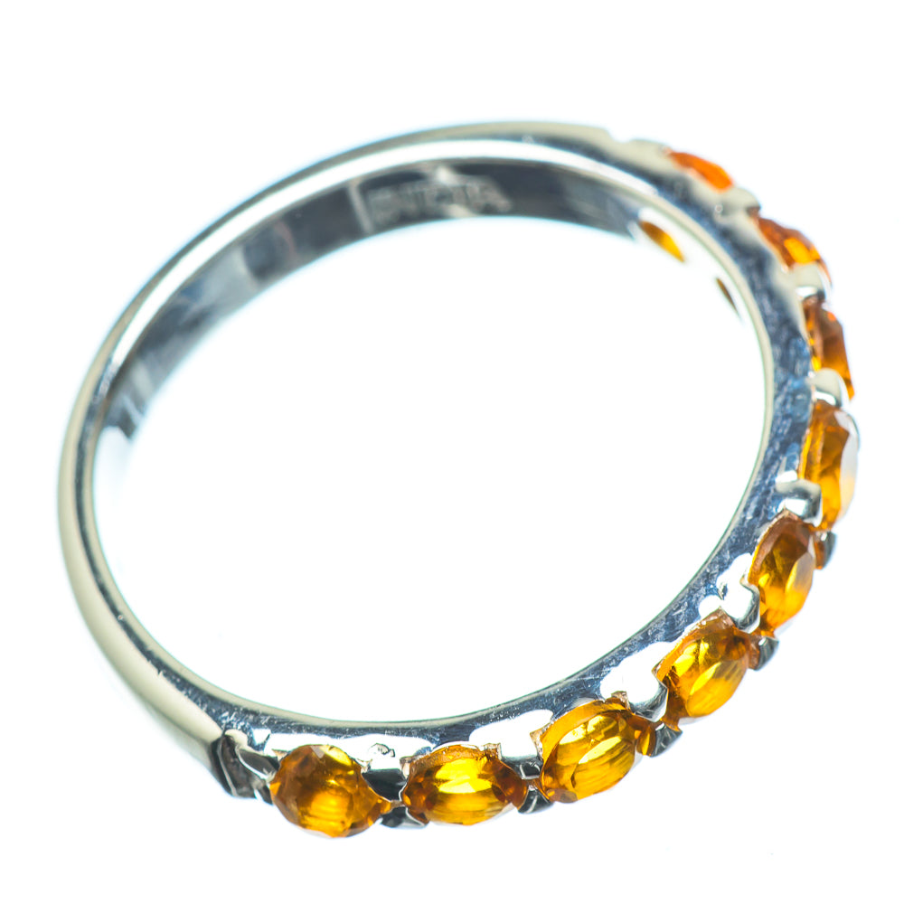 Mandarin Citrine Rings handcrafted by Ana Silver Co - RING23746