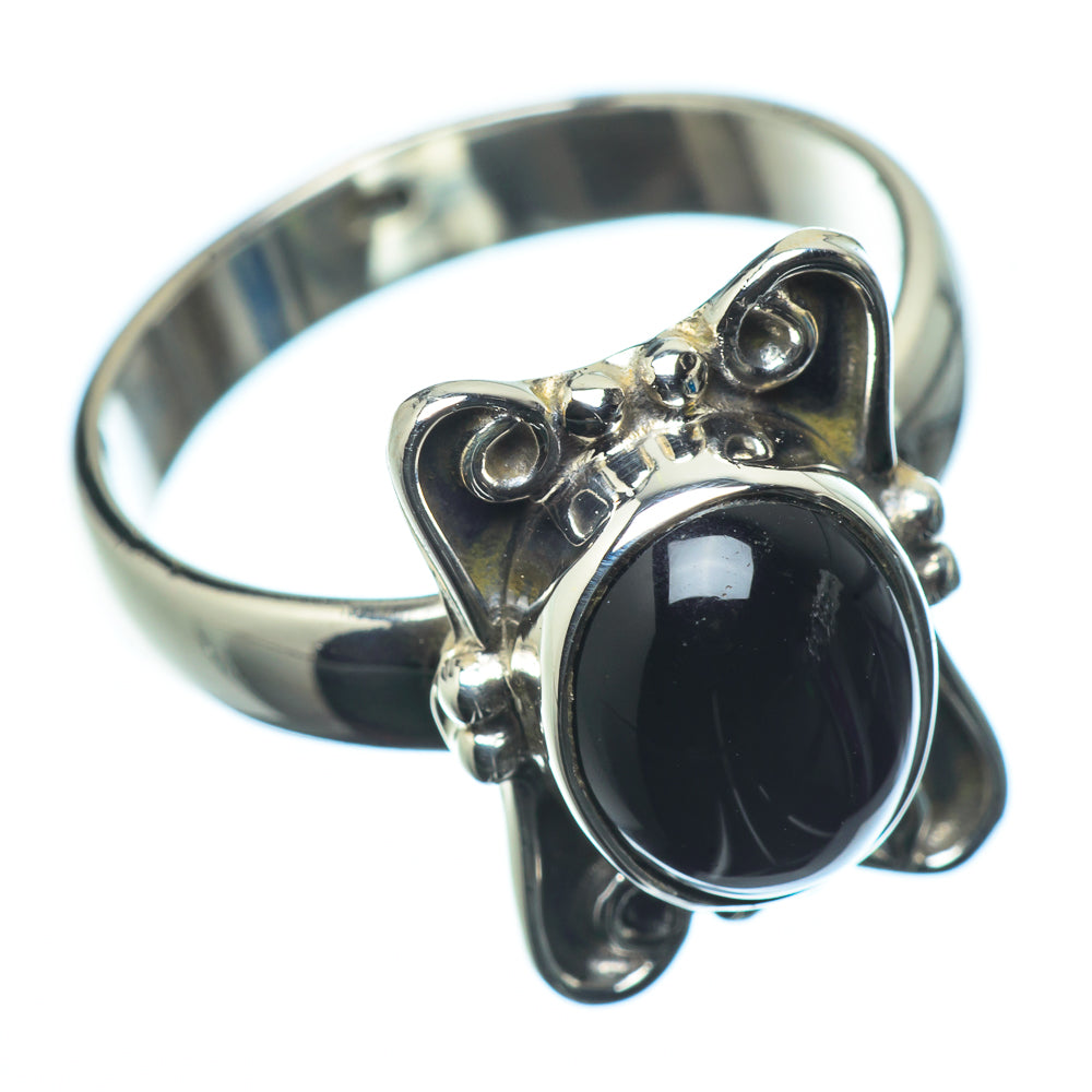Black Onyx Rings handcrafted by Ana Silver Co - RING23907
