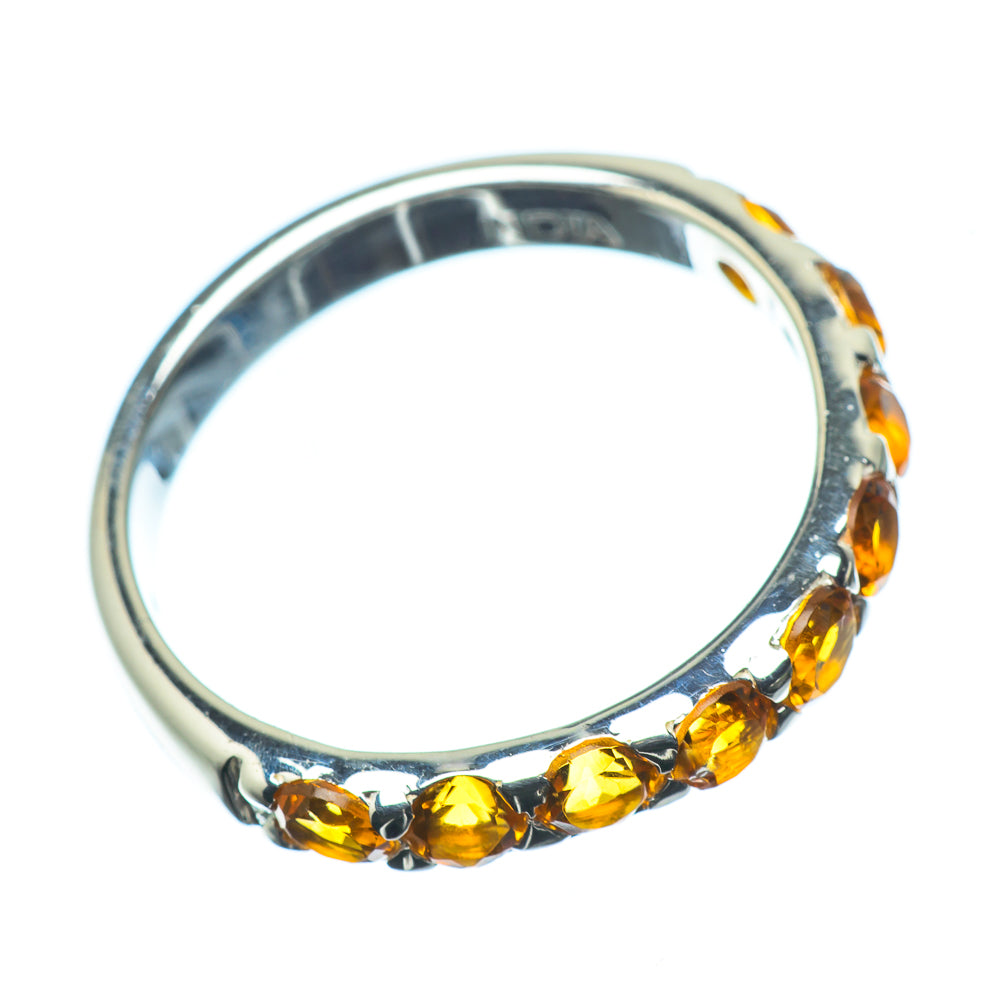 Mandarin Citrine Rings handcrafted by Ana Silver Co - RING23944
