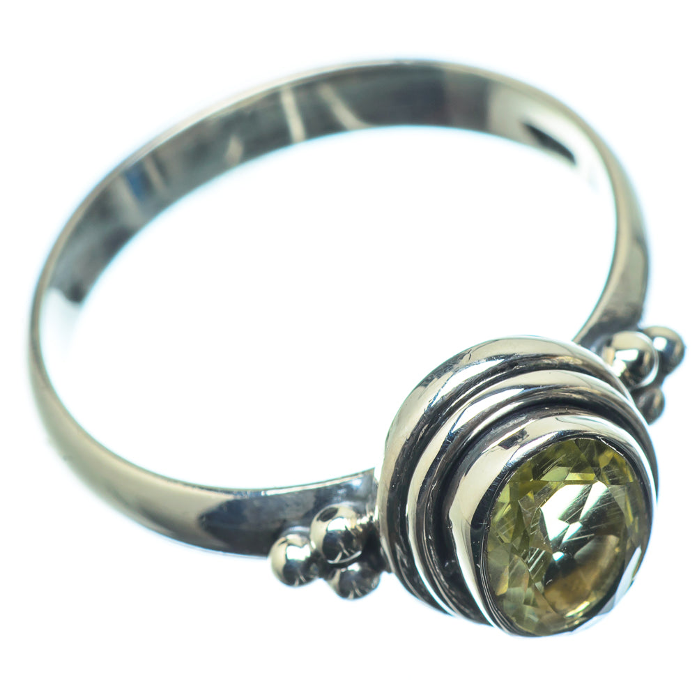 Lemon Quartz Rings handcrafted by Ana Silver Co - RING23958