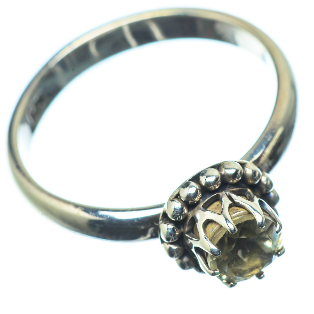 Lemon Quartz Rings handcrafted by Ana Silver Co - RING23959