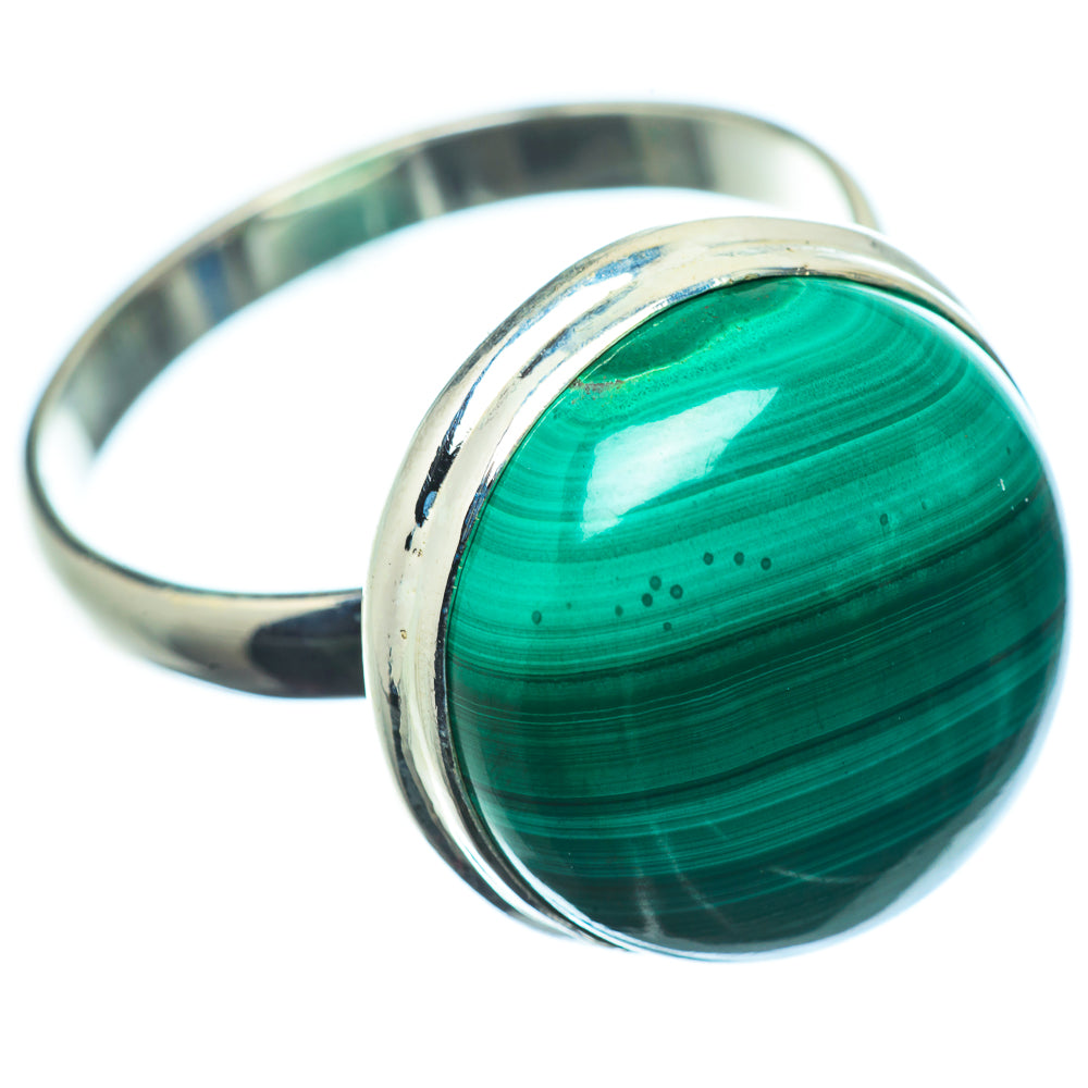 Malachite Rings handcrafted by Ana Silver Co - RING24285