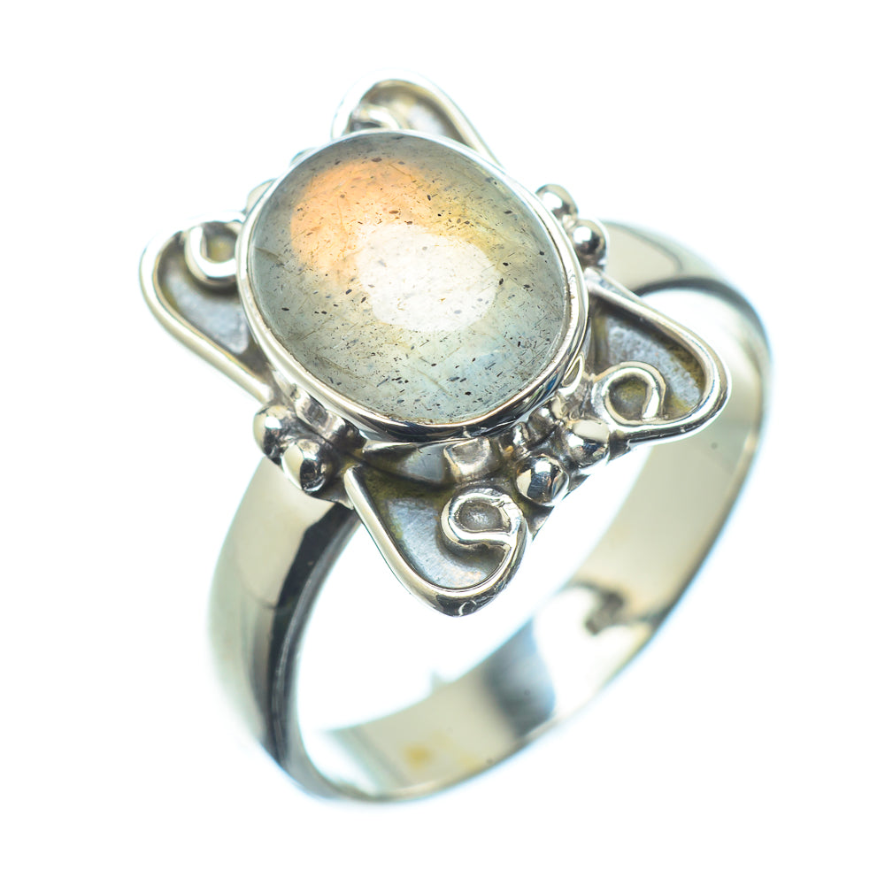 Labradorite Rings handcrafted by Ana Silver Co - RING24408