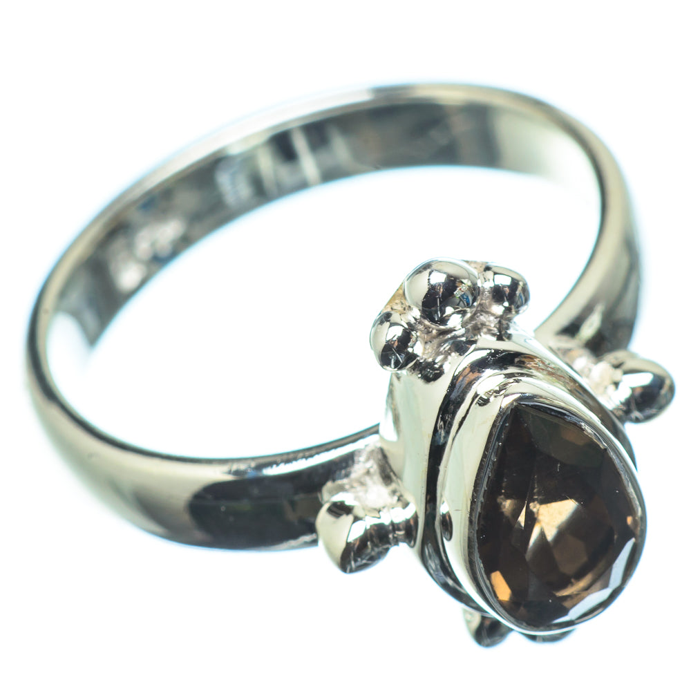 Smoky Quartz Rings handcrafted by Ana Silver Co - RING24461