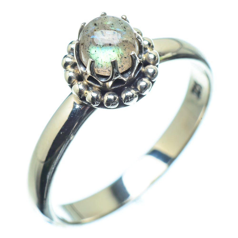 Labradorite Rings handcrafted by Ana Silver Co - RING24485