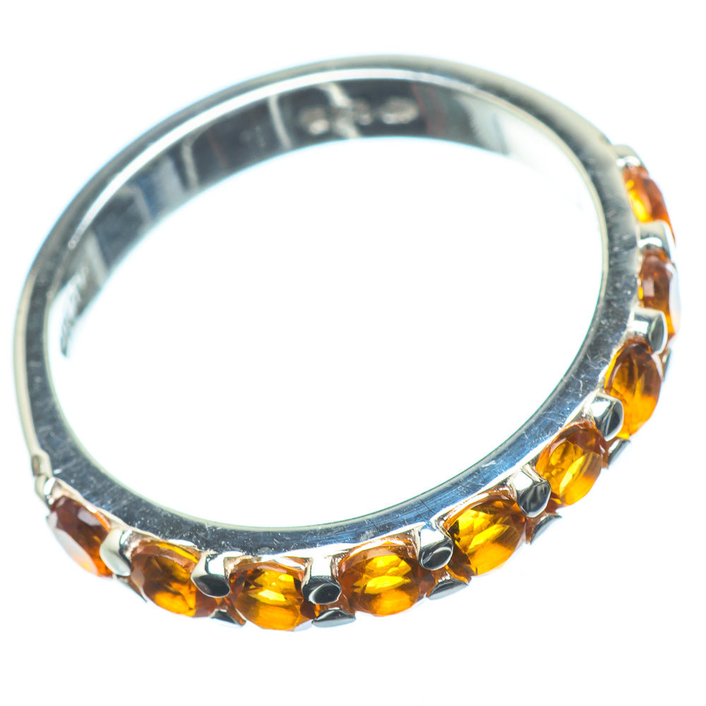 Mandarin Citrine Rings handcrafted by Ana Silver Co - RING24489