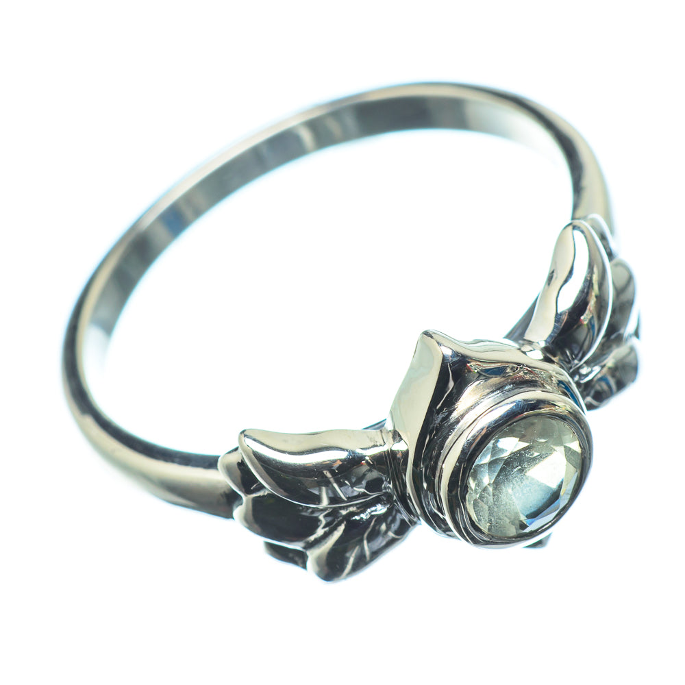 Green Amethyst Rings handcrafted by Ana Silver Co - RING24502