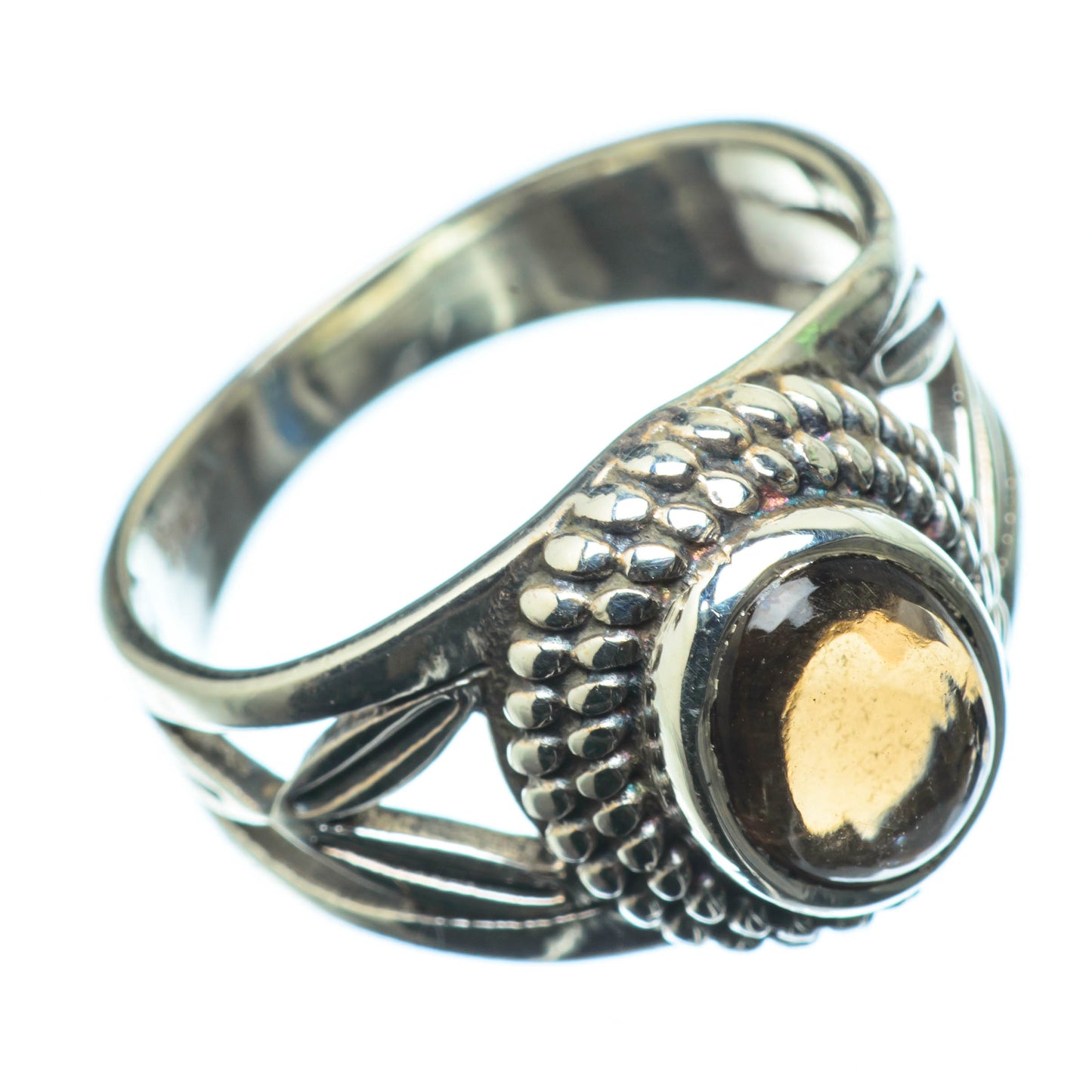 Smoky Quartz Rings handcrafted by Ana Silver Co - RING24757