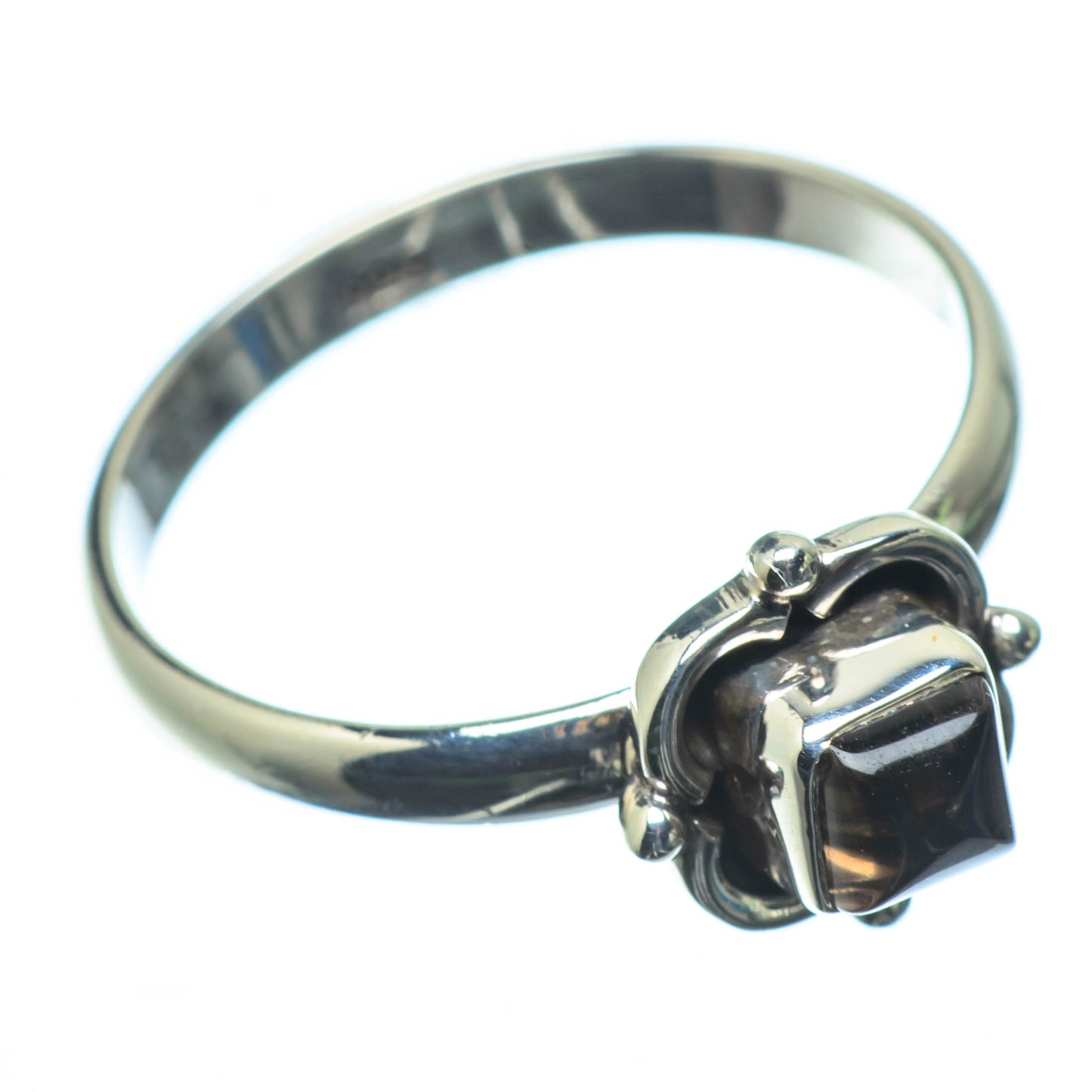 Smoky Quartz Rings handcrafted by Ana Silver Co - RING25124