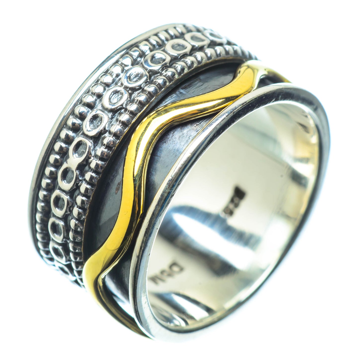 Meditation Spinner Rings handcrafted by Ana Silver Co - RING25251