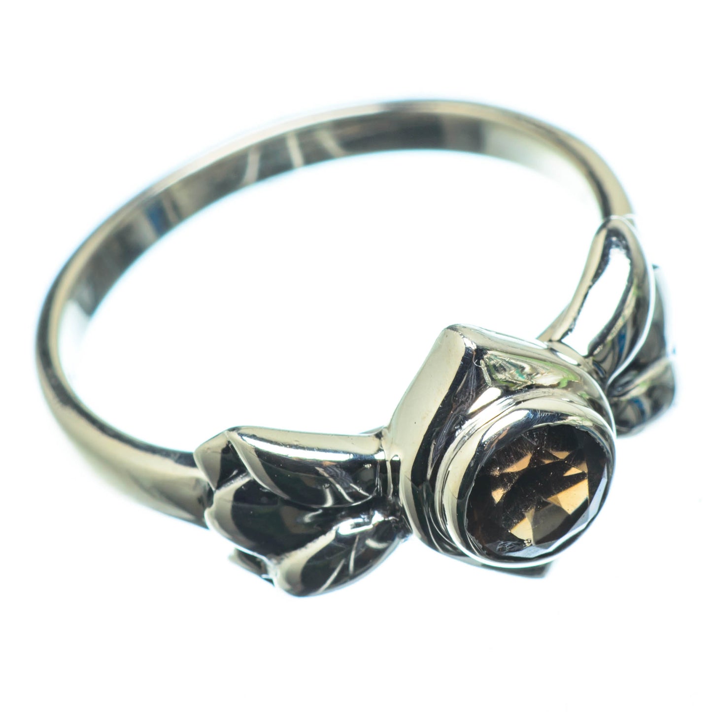 Smoky Quartz Rings handcrafted by Ana Silver Co - RING25274