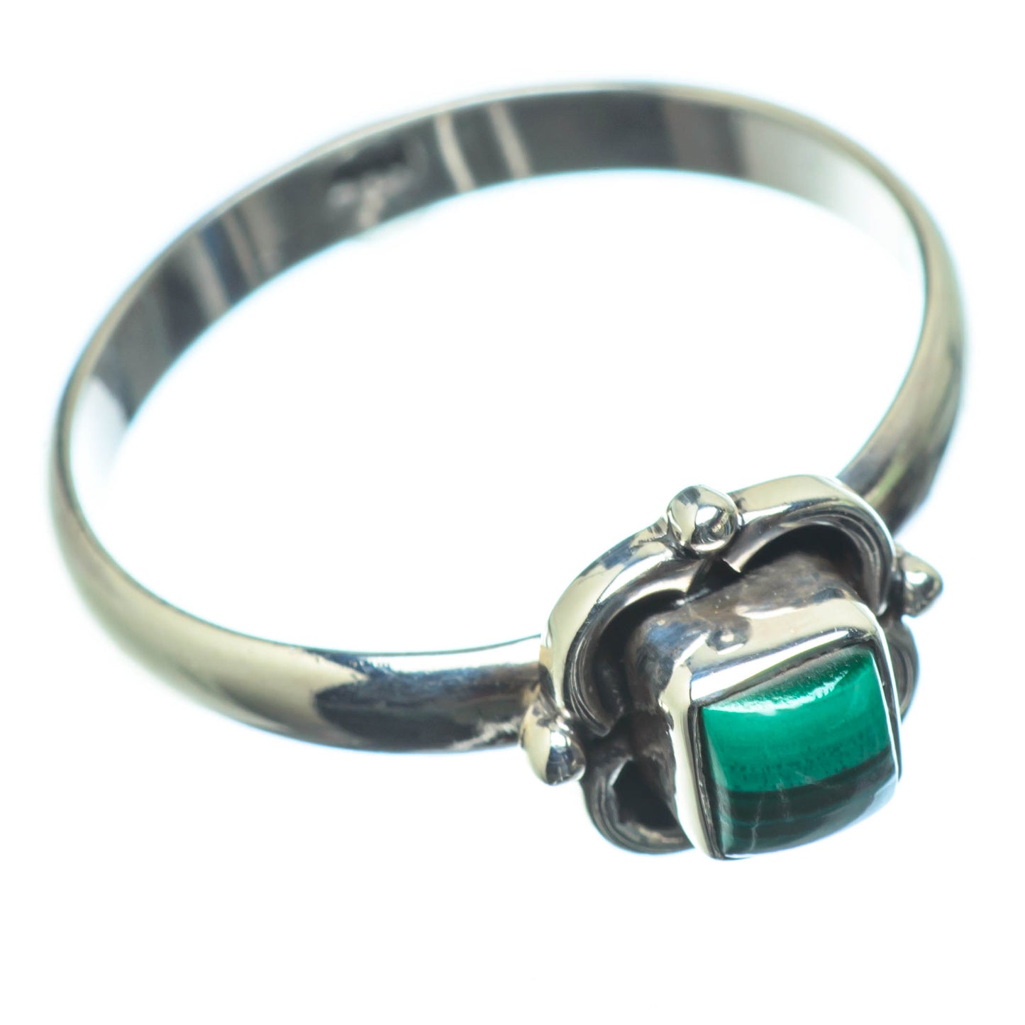 Malachite Rings handcrafted by Ana Silver Co - RING25405