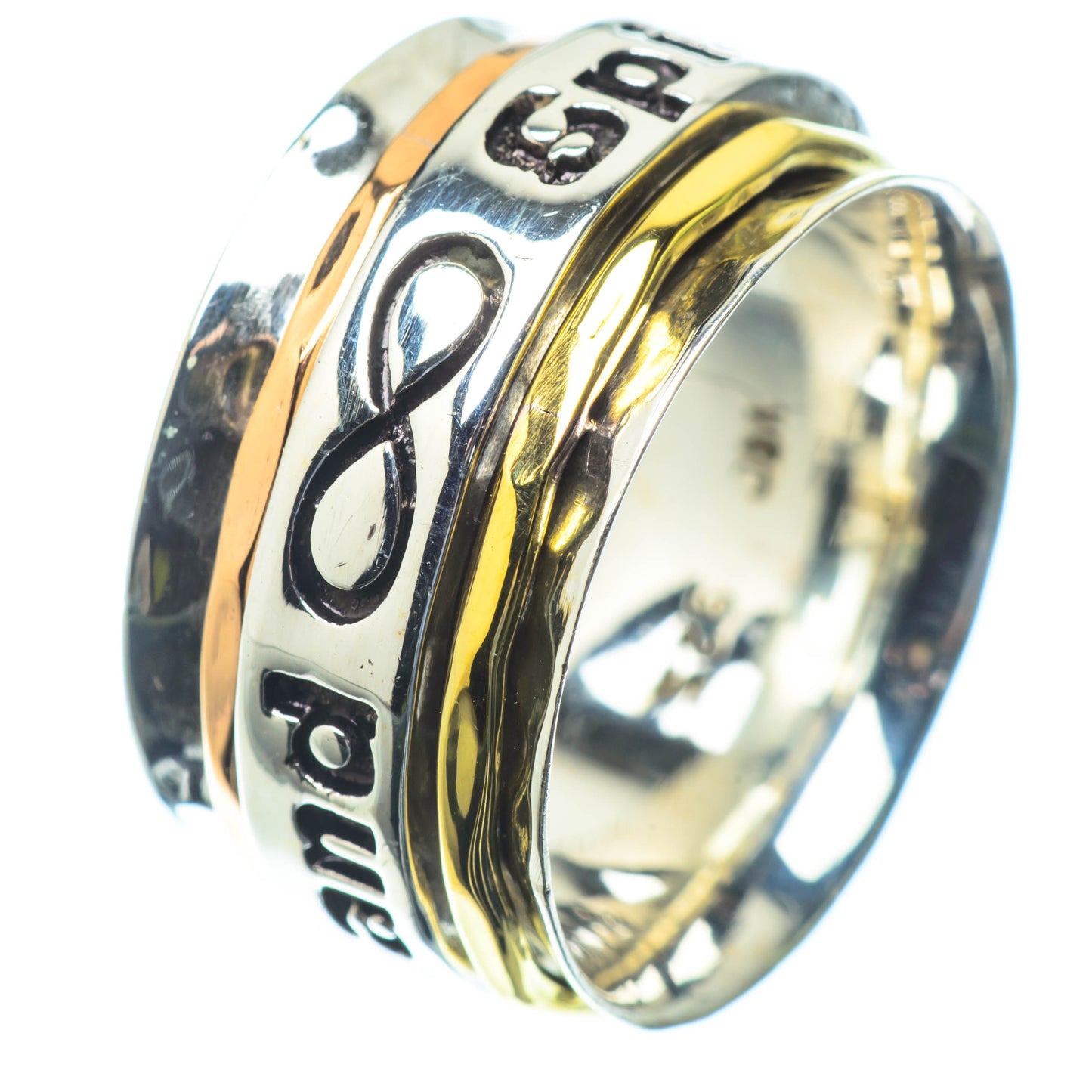 Meditation Spinner Rings handcrafted by Ana Silver Co - RING25721
