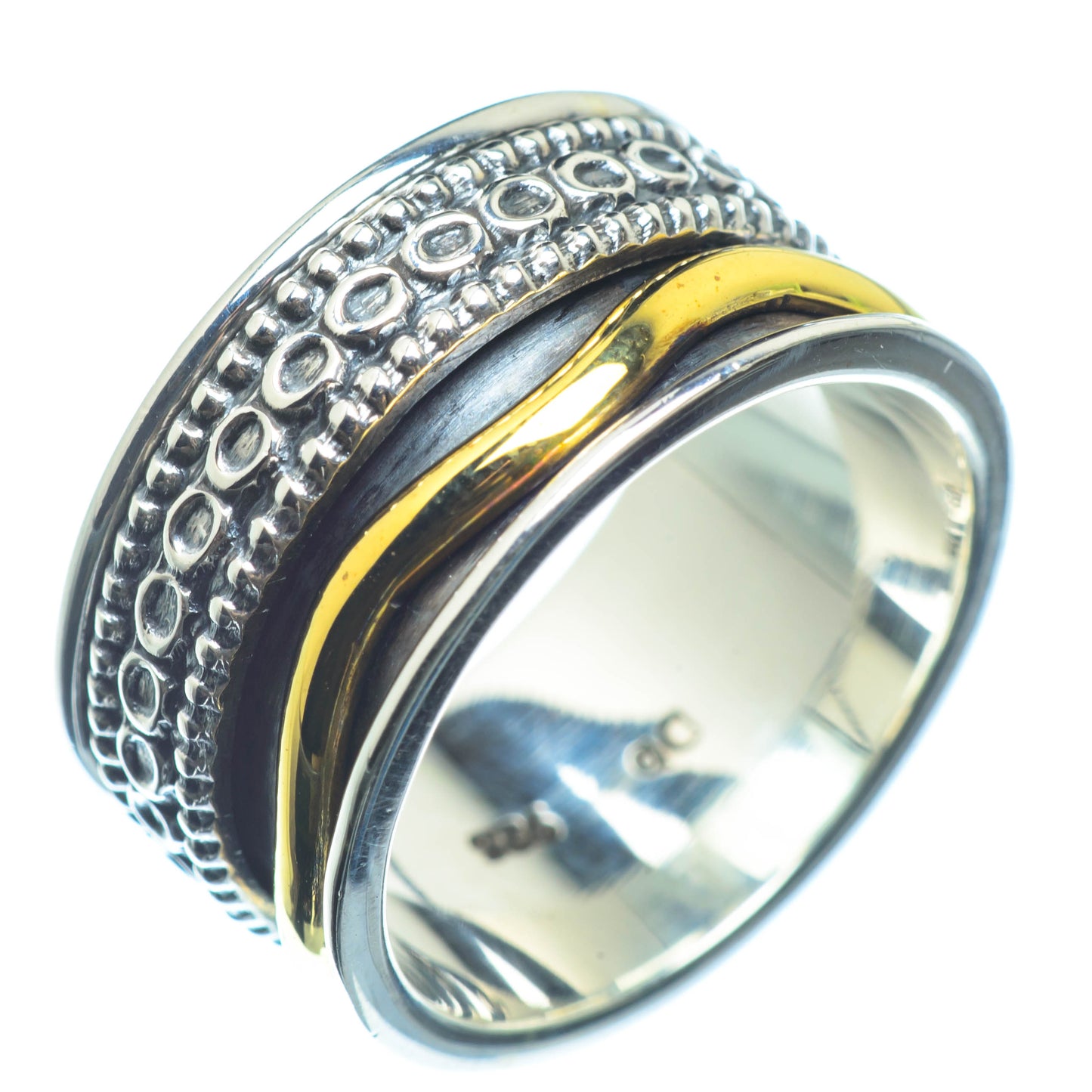 Meditation Spinner Rings handcrafted by Ana Silver Co - RING26056