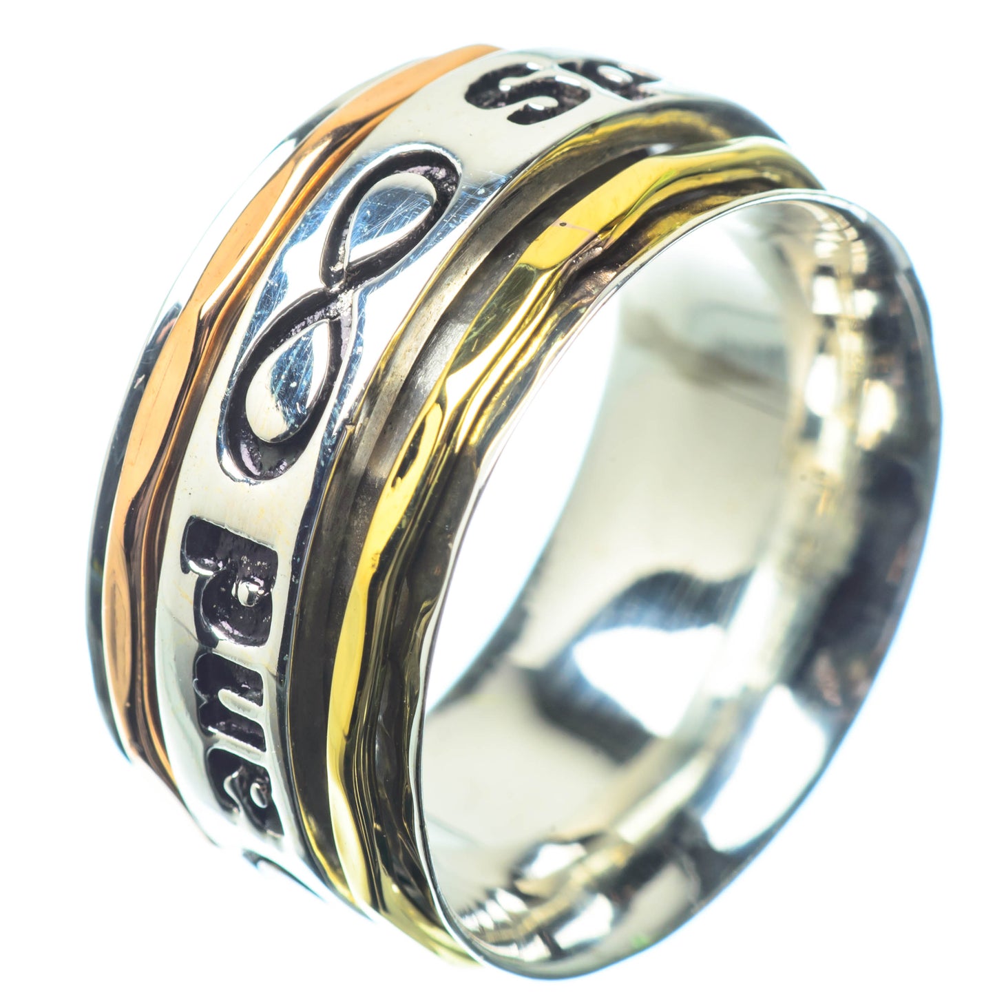 Meditation Spinner Rings handcrafted by Ana Silver Co - RING26820