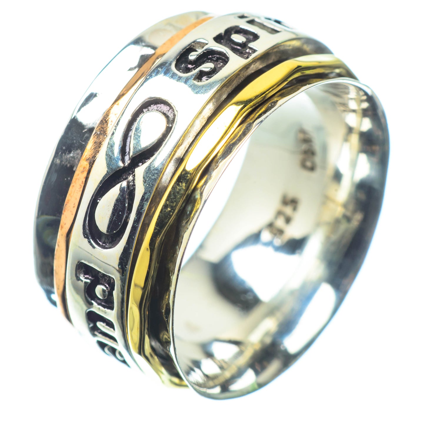 Meditation Spinner Rings handcrafted by Ana Silver Co - RING26971