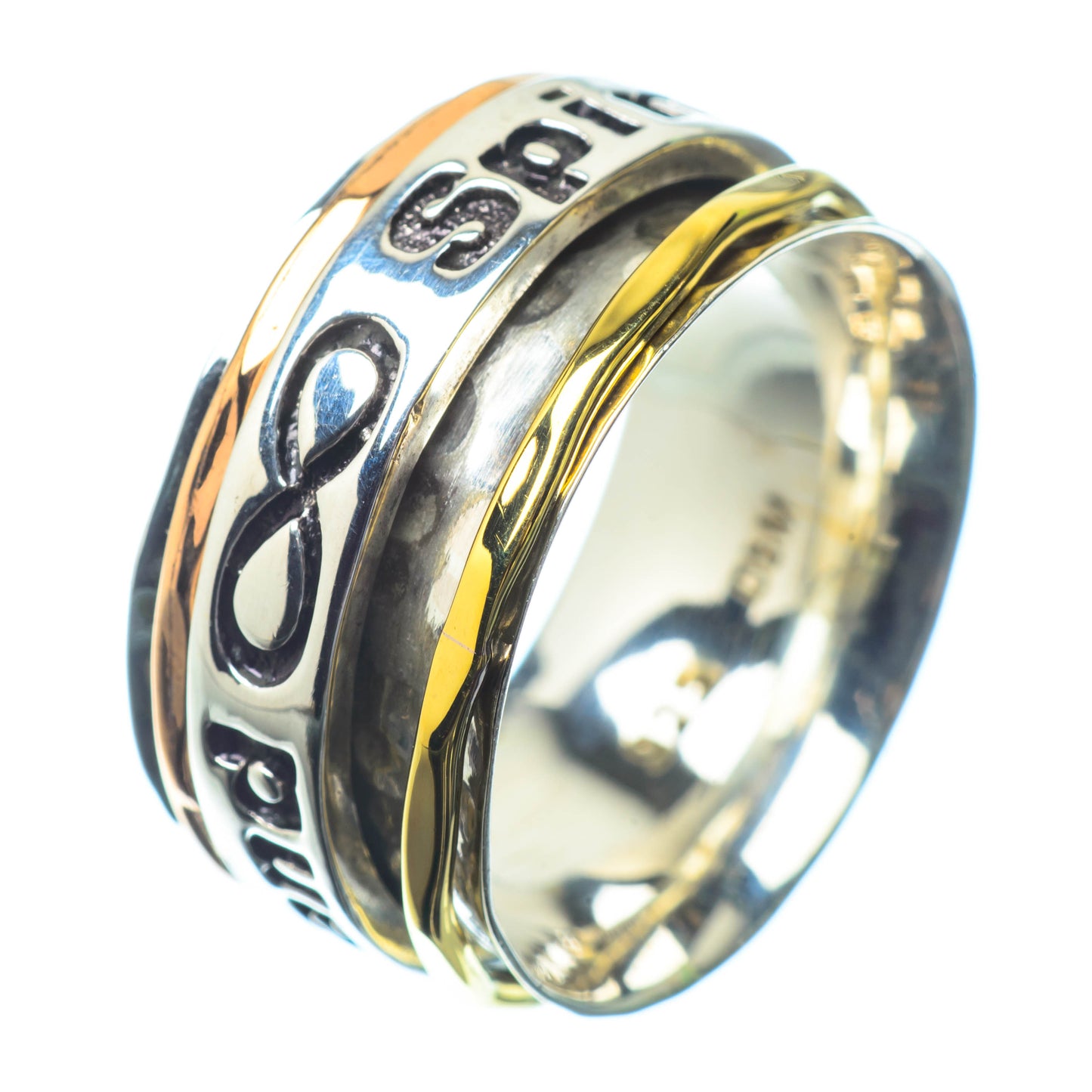 Meditation Spinner Rings handcrafted by Ana Silver Co - RING27015