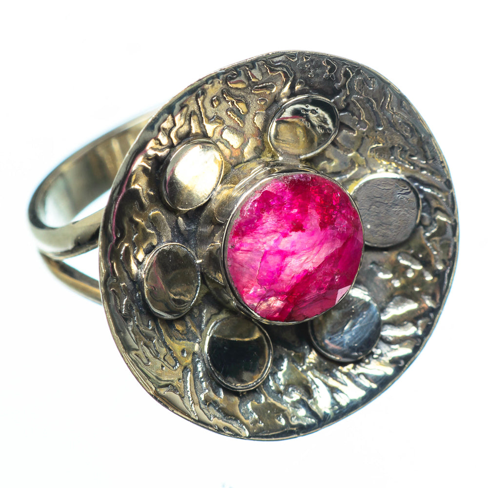 Red Sillimanite Rings handcrafted by Ana Silver Co - RING28472