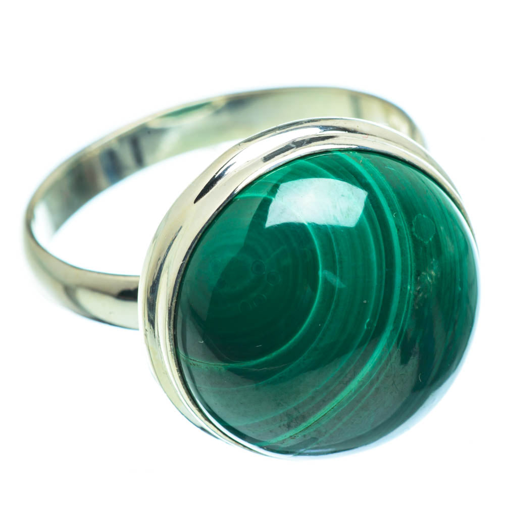 Malachite Rings handcrafted by Ana Silver Co - RING29131