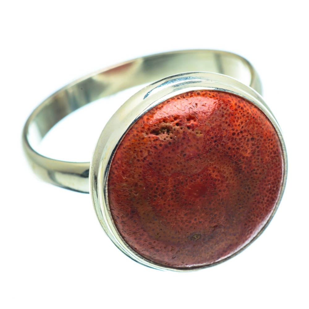 Sponge Coral Rings handcrafted by Ana Silver Co - RING29167 - Photo 2