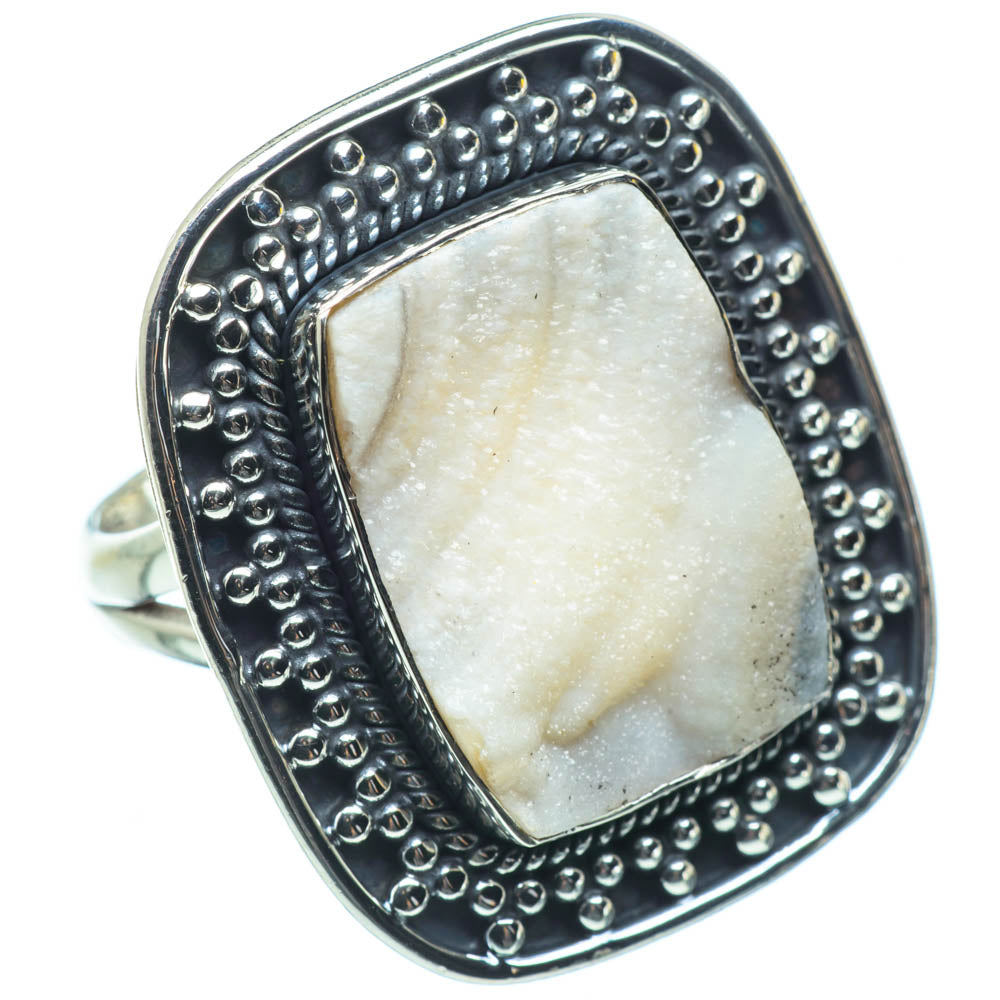 Desert Druzy Rings handcrafted by Ana Silver Co - RING29440