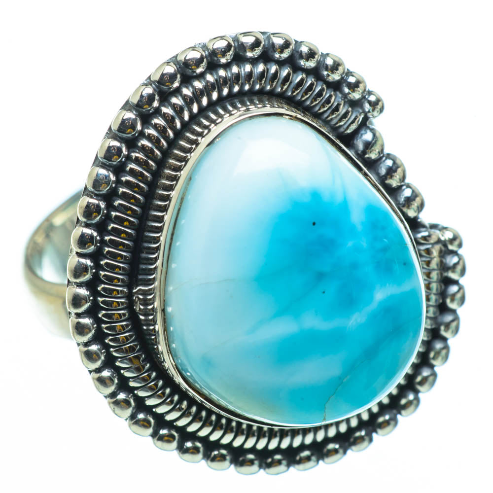 Larimar Rings handcrafted by Ana Silver Co - RING29642