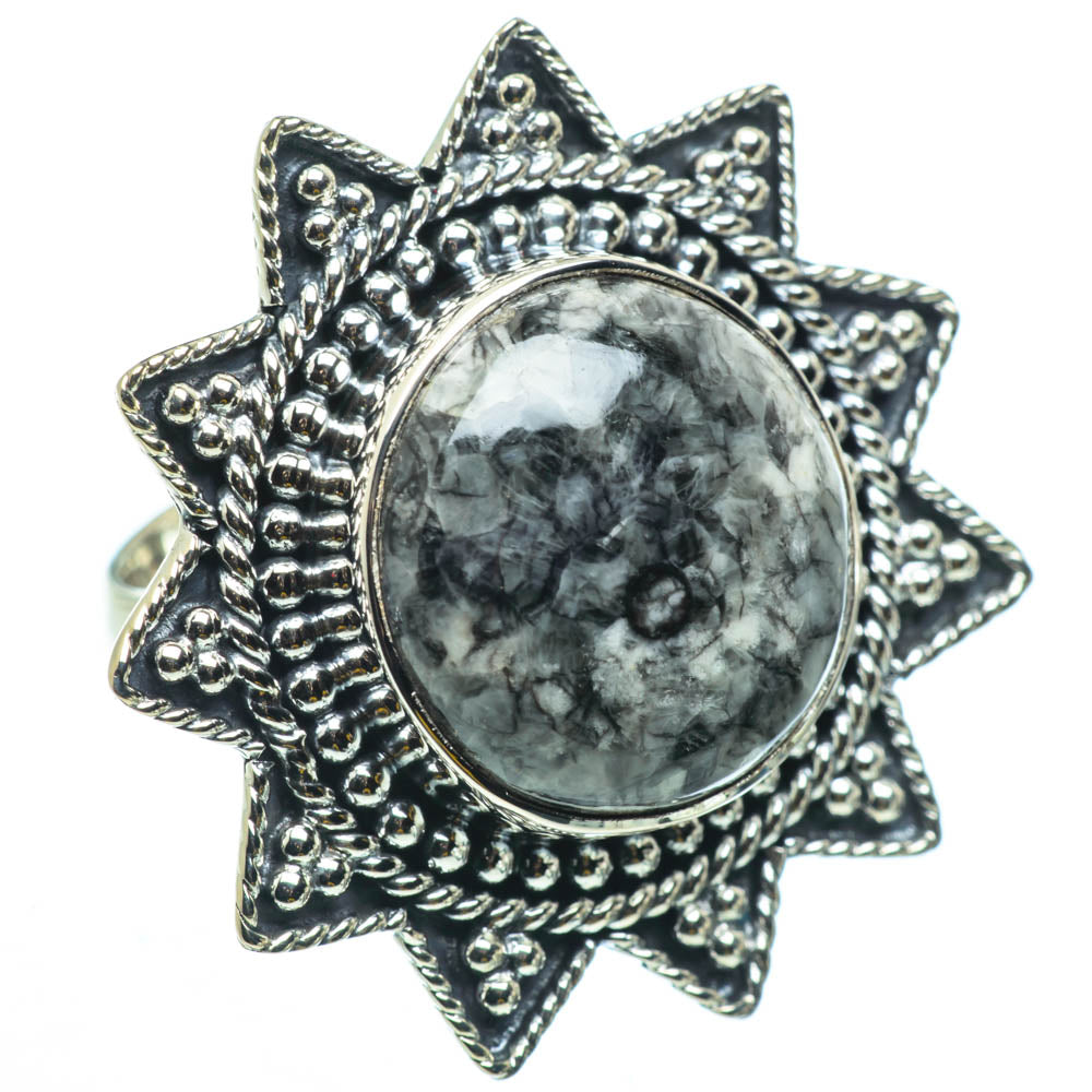 Pinolith Jasper Rings handcrafted by Ana Silver Co - RING29981