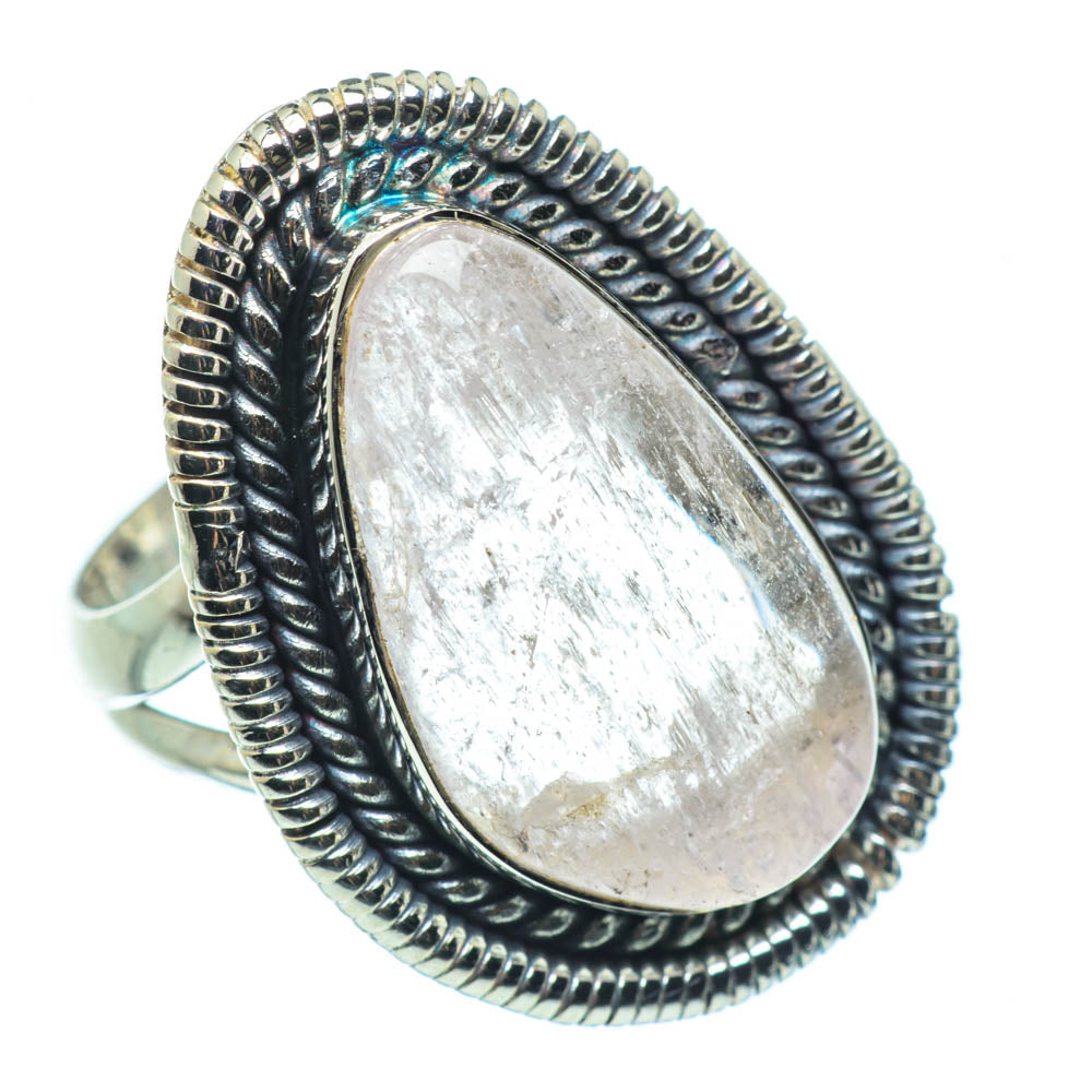 Rainbow Moonstone Rings handcrafted by Ana Silver Co - RING30509