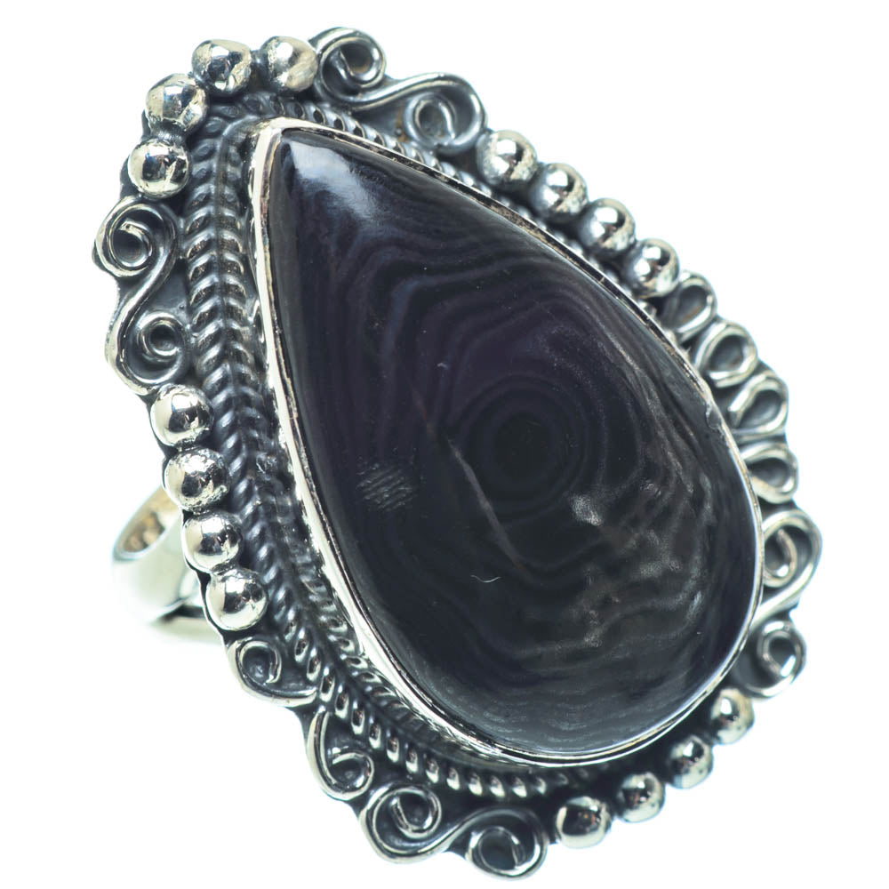 Psilomelane Rings handcrafted by Ana Silver Co - RING31460