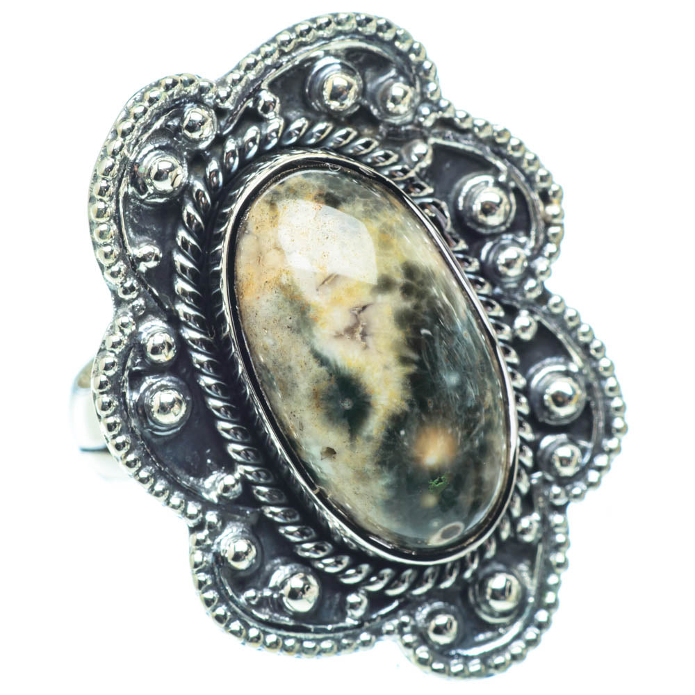 Ocean Jasper Rings handcrafted by Ana Silver Co - RING31511