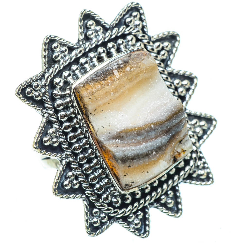 Desert Druzy Rings handcrafted by Ana Silver Co - RING31830