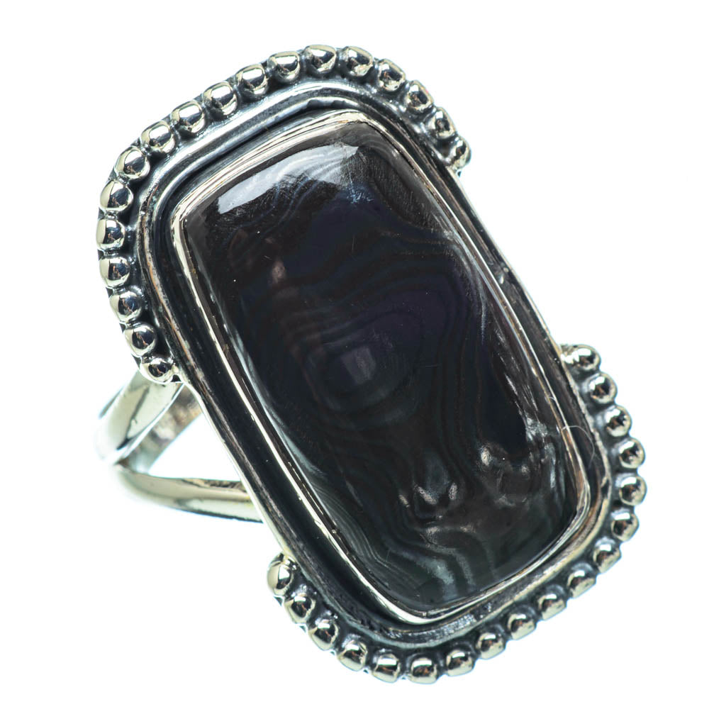 Psilomelane Rings handcrafted by Ana Silver Co - RING31902