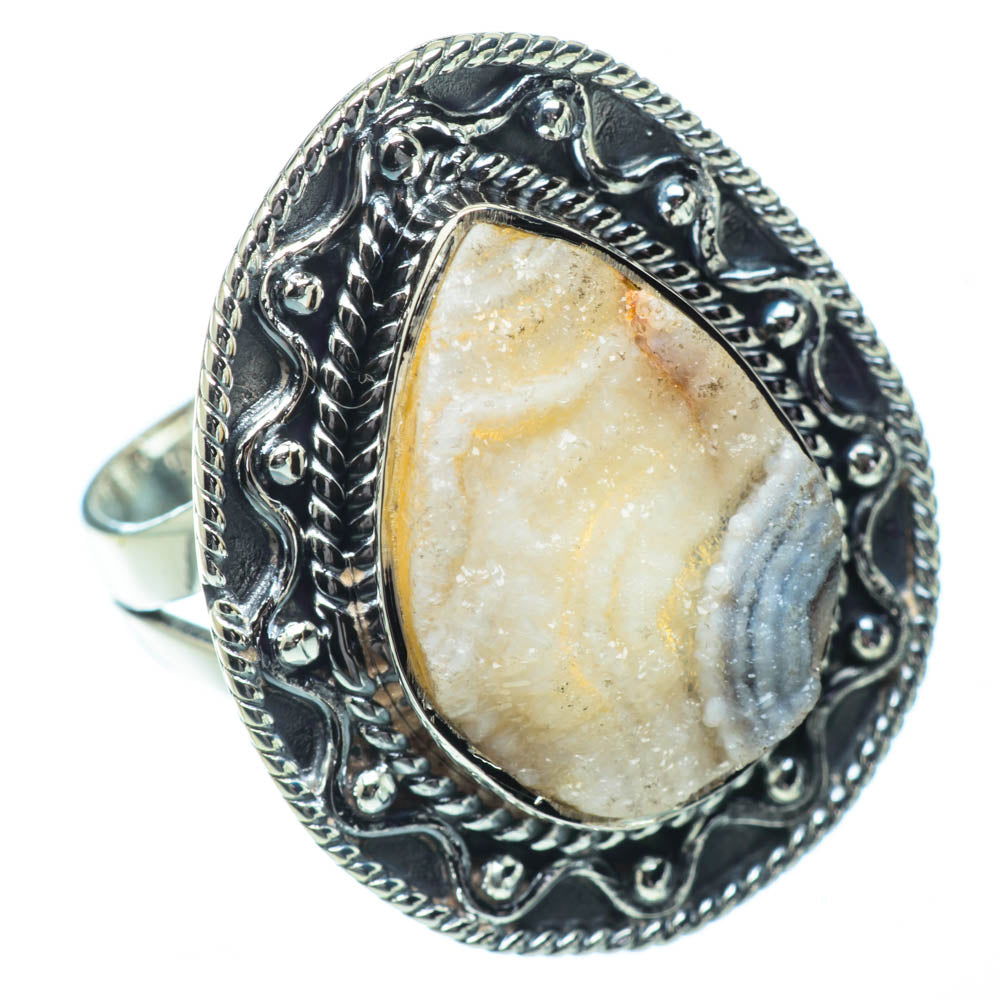 Desert Druzy Rings handcrafted by Ana Silver Co - RING32034