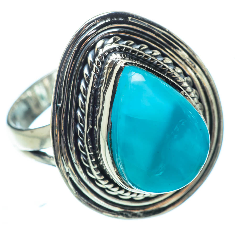 Larimar Rings handcrafted by Ana Silver Co - RING32063