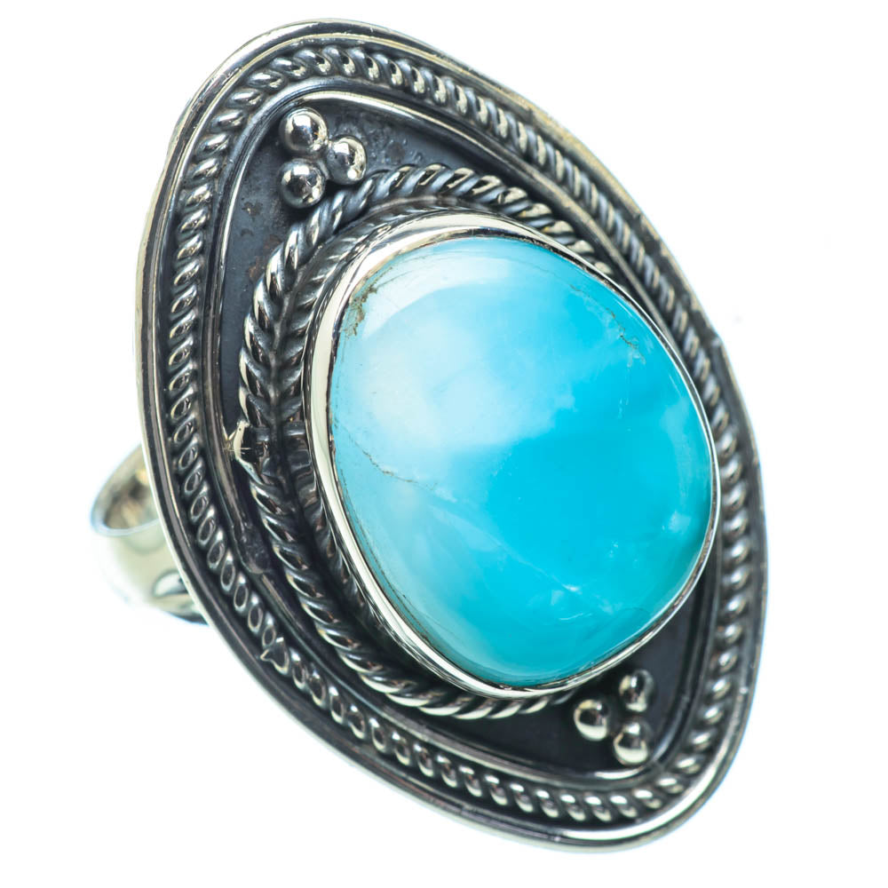 Larimar Rings handcrafted by Ana Silver Co - RING32264