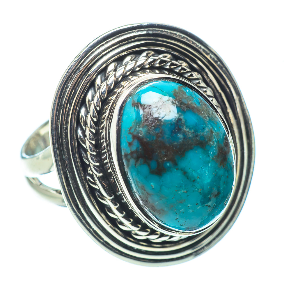 Tibetan Turquoise Rings handcrafted by Ana Silver Co - RING32496