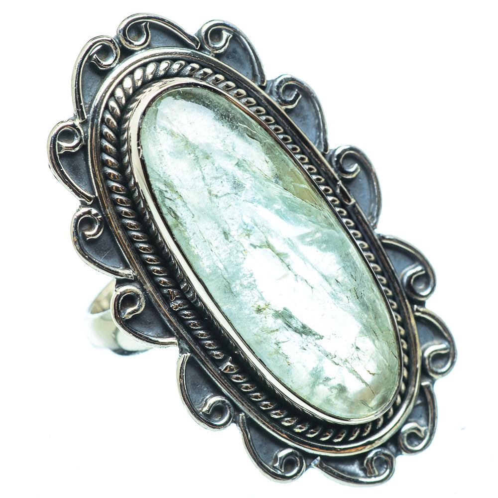 Rainbow Moonstone Rings handcrafted by Ana Silver Co - RING33463
