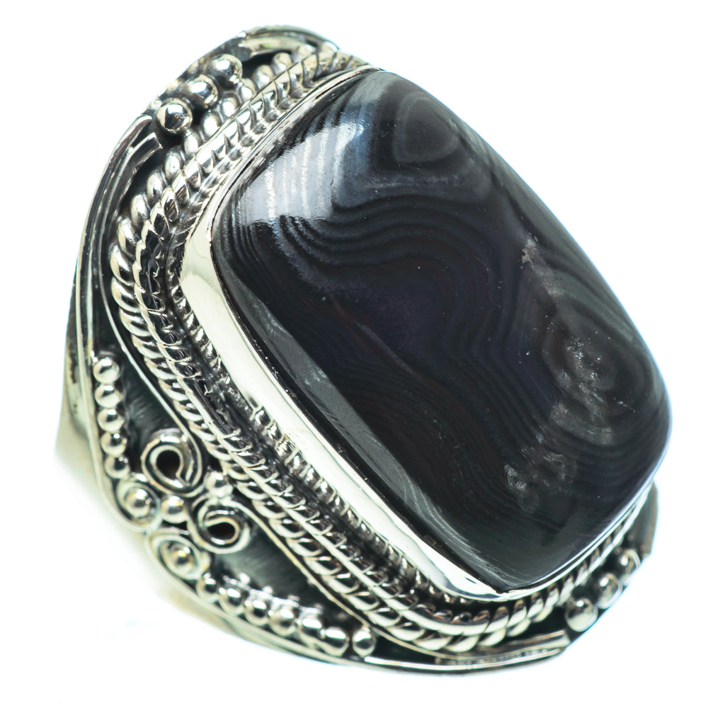 Psilomelane Rings handcrafted by Ana Silver Co - RING33620