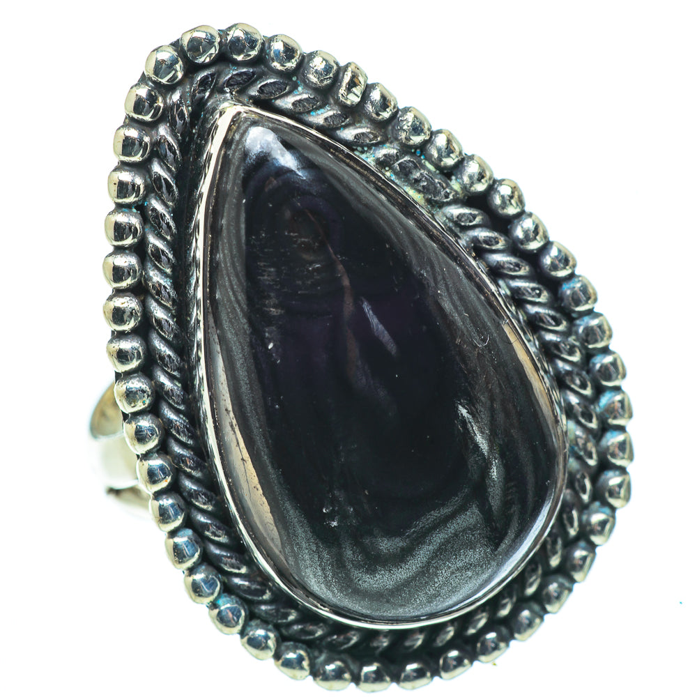 Psilomelane Rings handcrafted by Ana Silver Co - RING33688
