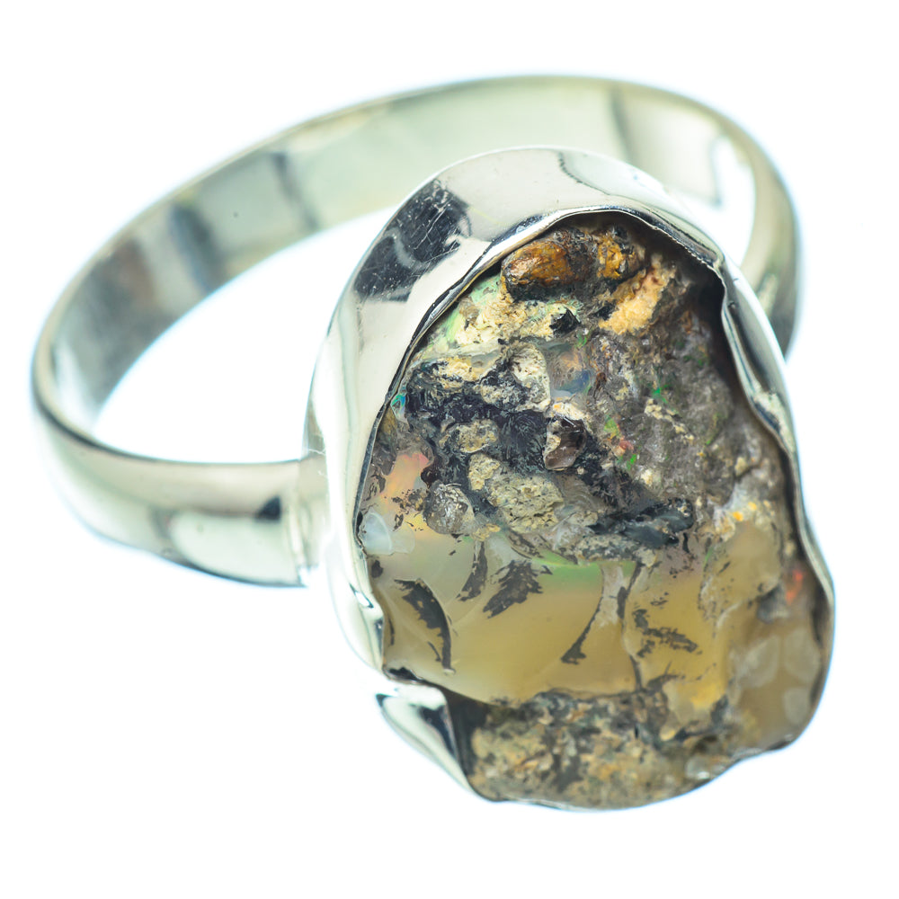 Ethiopian Opal Rings handcrafted by Ana Silver Co - RING34721