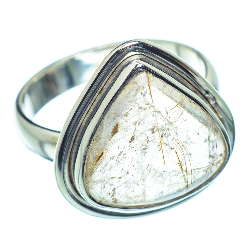 Rutilated Quartz Rings handcrafted by Ana Silver Co - RING35331