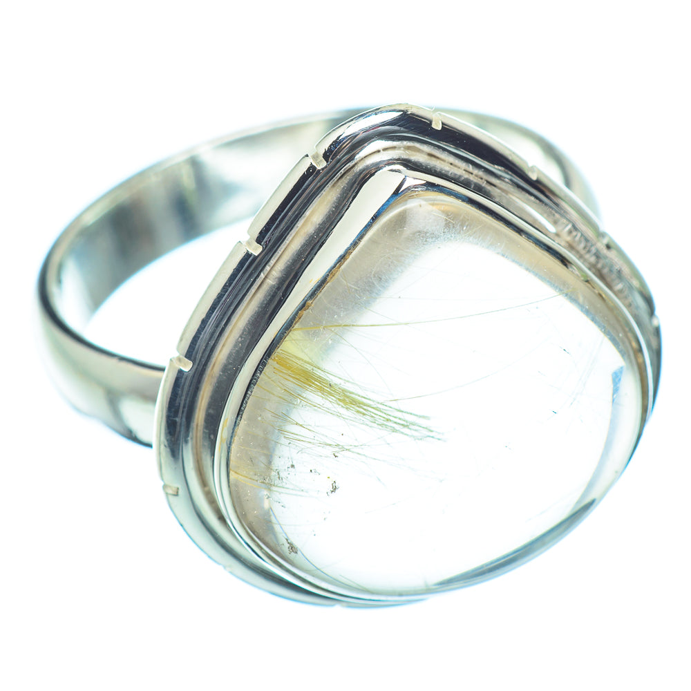 Rutilated Quartz Rings handcrafted by Ana Silver Co - RING35458